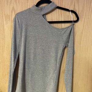 Buckle cut out dress top